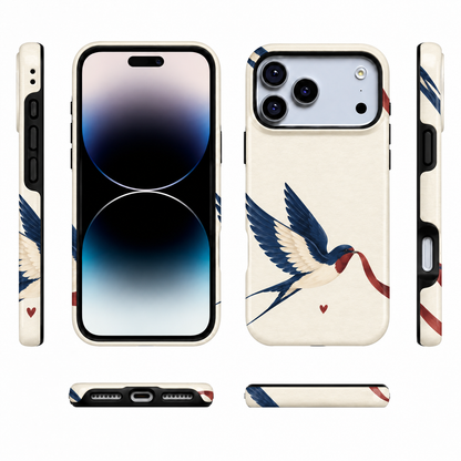 Ribbon Swallow A Phone Case — view 5