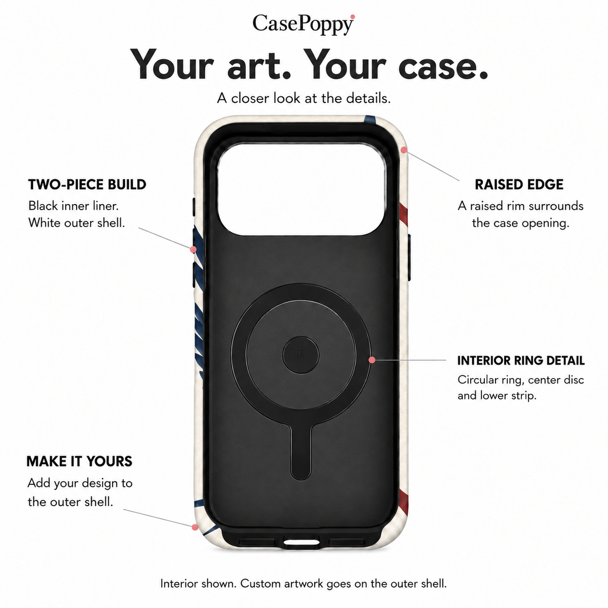 Ribbon Swallow A Phone Case — view 10