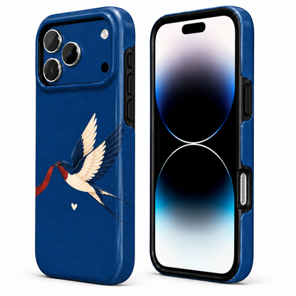 Ribbon Swallow B Phone Case — view 2