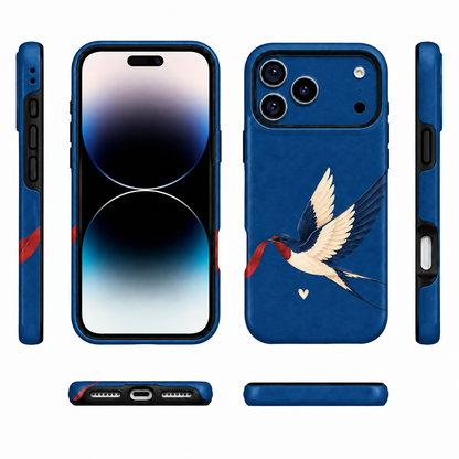 Ribbon Swallow B Phone Case — view 5