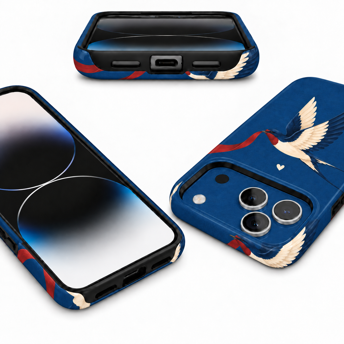 Ribbon Swallow B Phone Case — view 9
