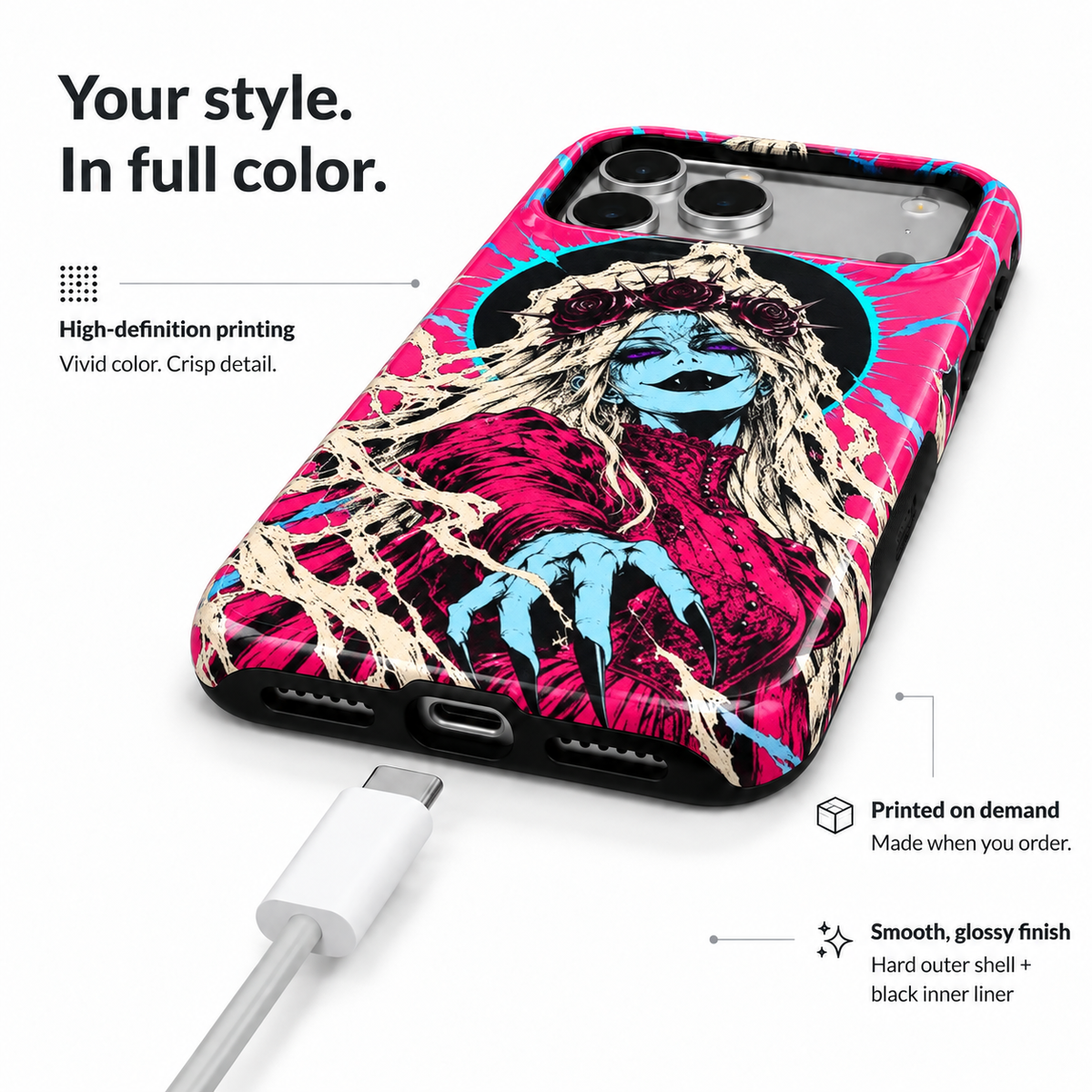 Rose Witch Phone Case — view 6