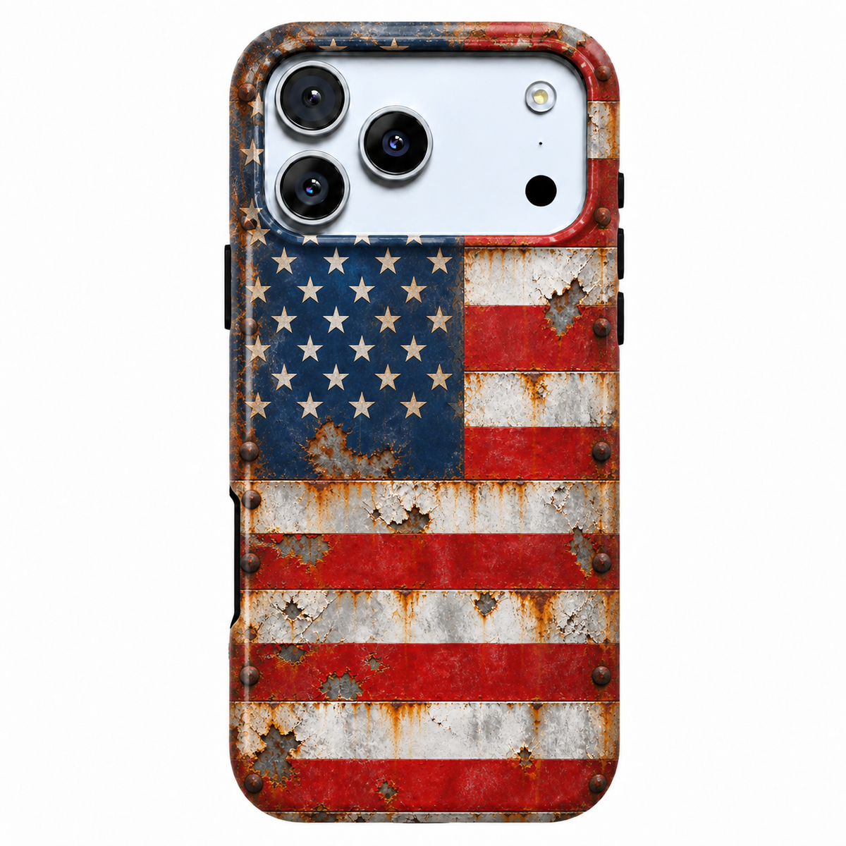 Rusted Stars & Stripes Phone Case — view 1
