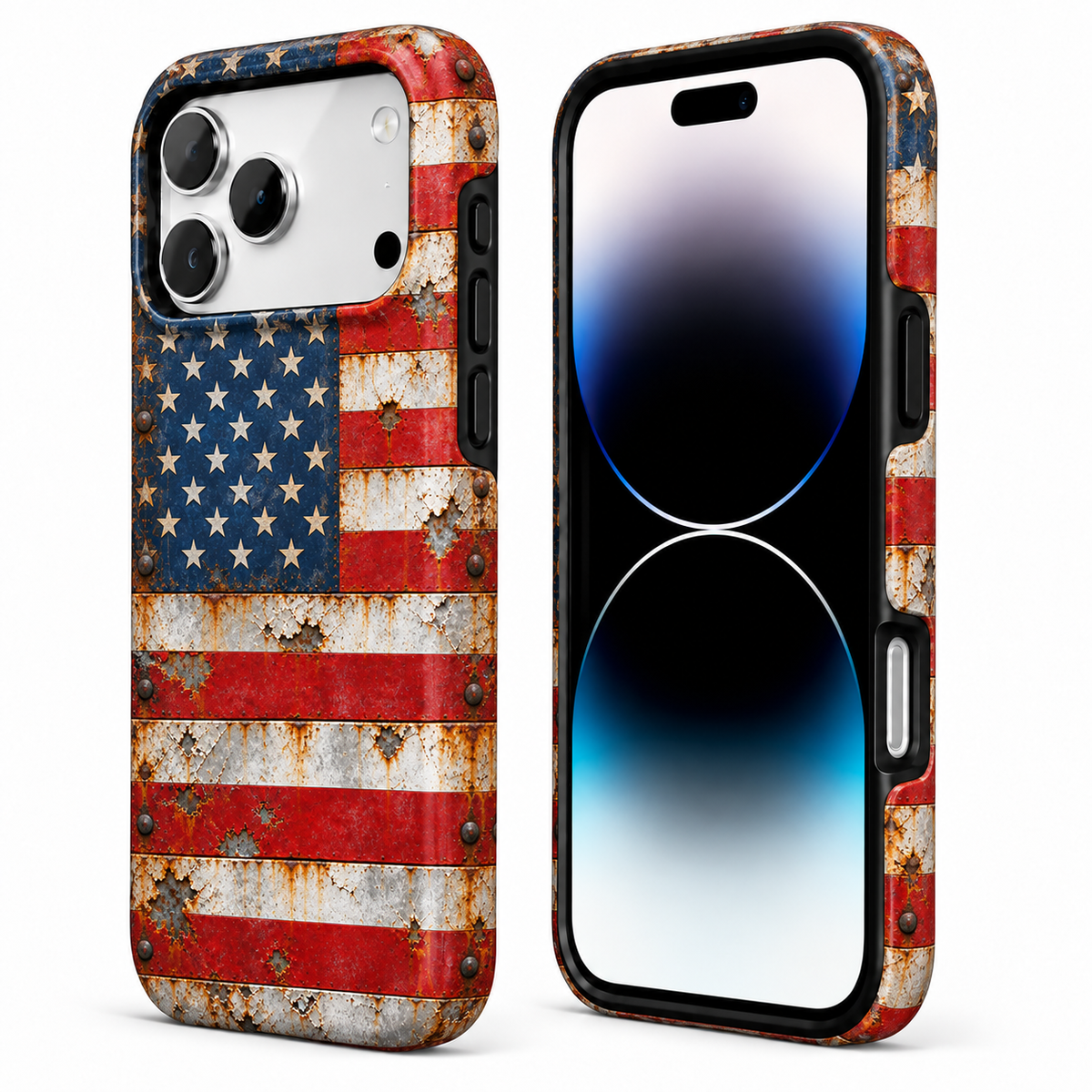 Rusted Stars & Stripes Phone Case — view 2