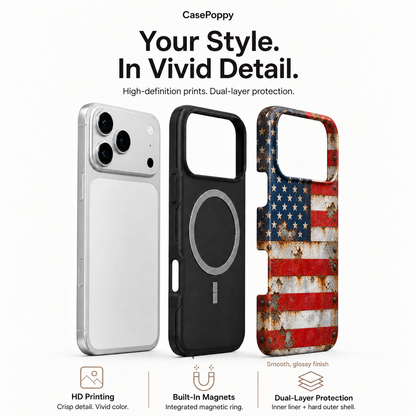 Rusted Stars & Stripes Phone Case — view 4