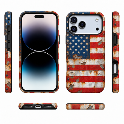 Rusted Stars & Stripes Phone Case — view 5
