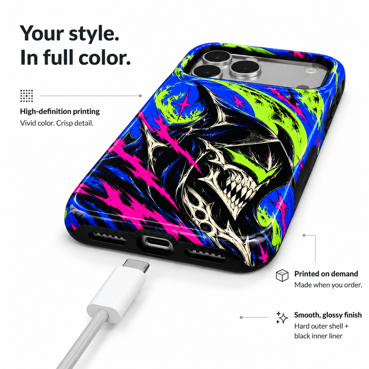 Shadow Reaper Phone Case — view 6
