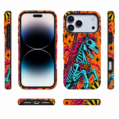 Skeletal Carnival Horse Phone Case — view 5