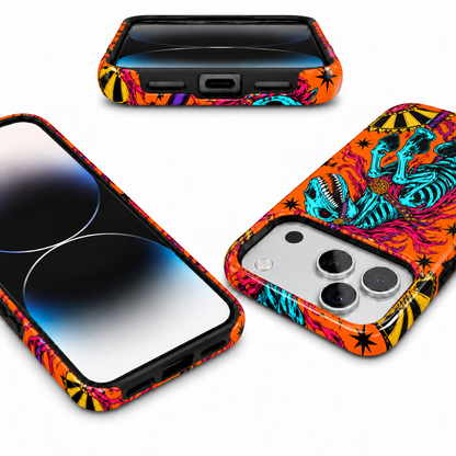 Skeletal Carnival Horse Phone Case — view 9