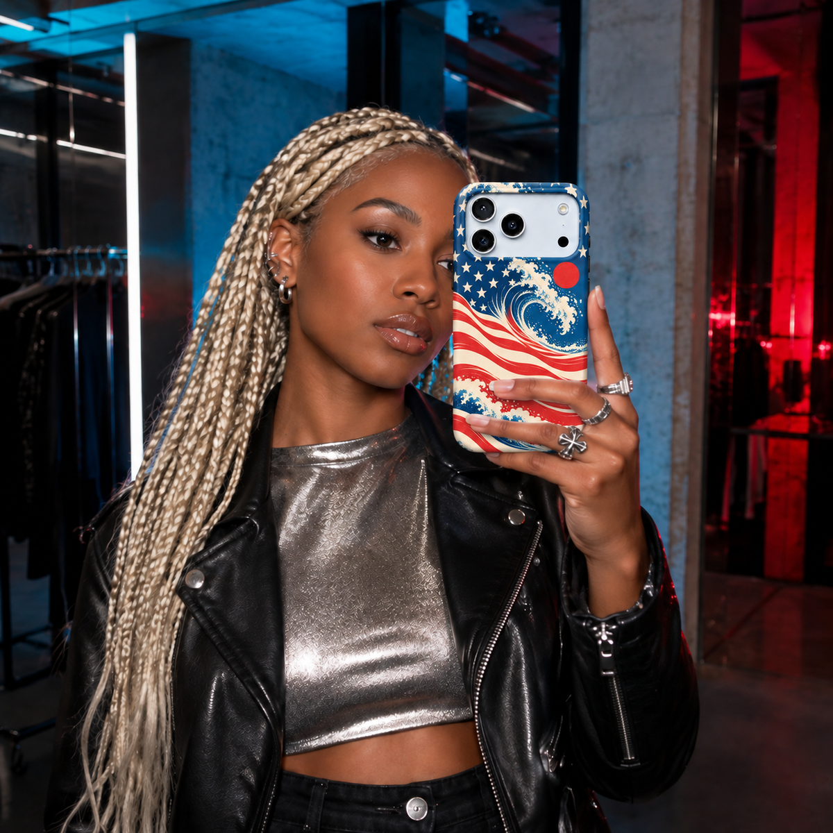 Starburst Patriot Phone Case — view 8