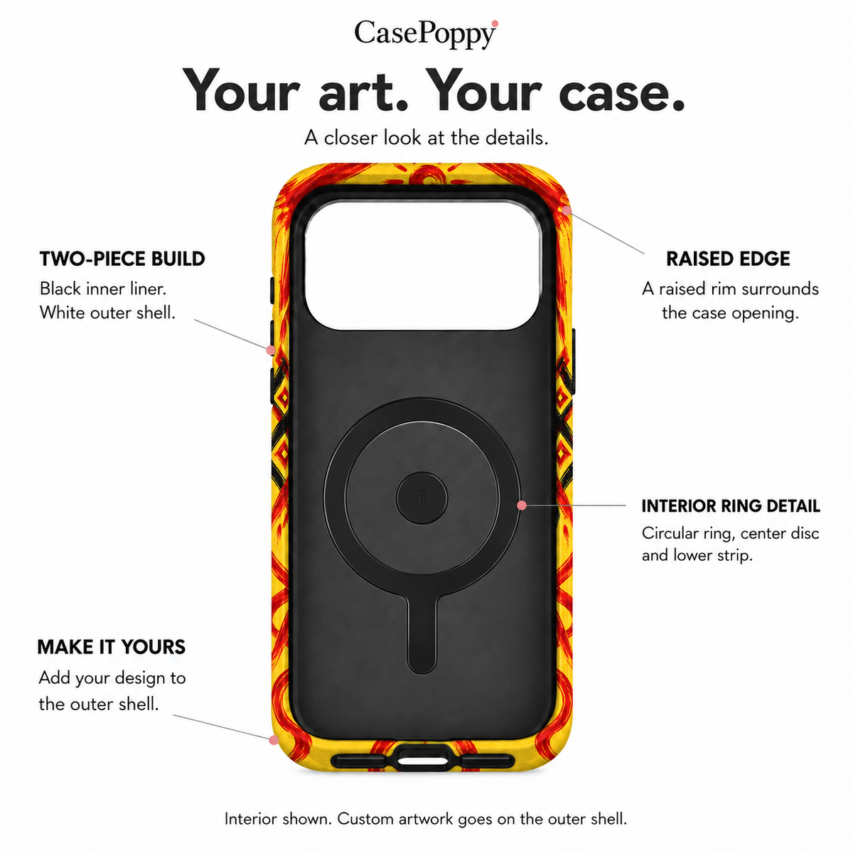 Sun Gate Sigil | Yellow Talisman Phone Case — view 10