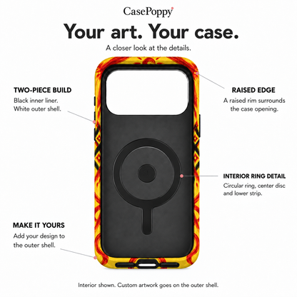 Sun Gate Sigil | Yellow Talisman Phone Case — view 10