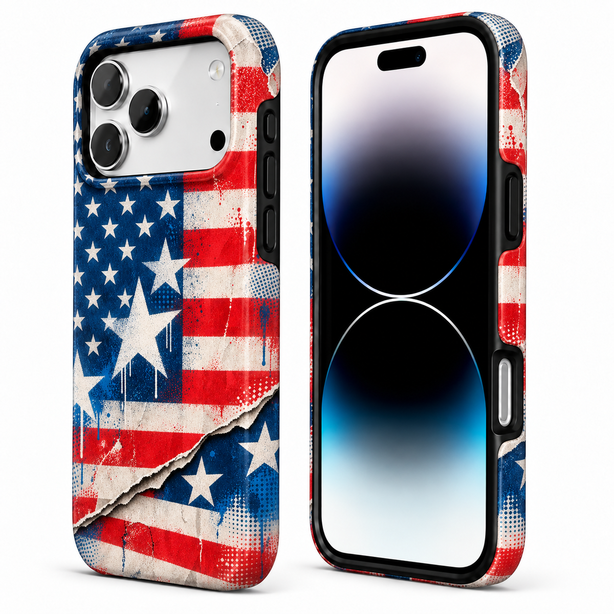 Torn Star Flag Phone Case — view 2
