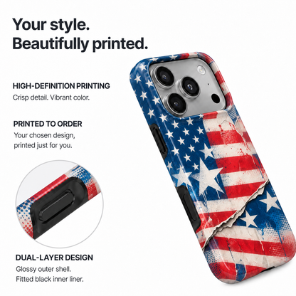 Torn Star Flag Phone Case — view 8