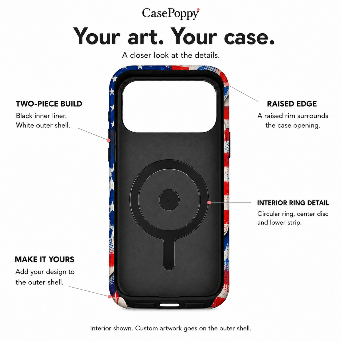 Torn Star Flag Phone Case — view 10