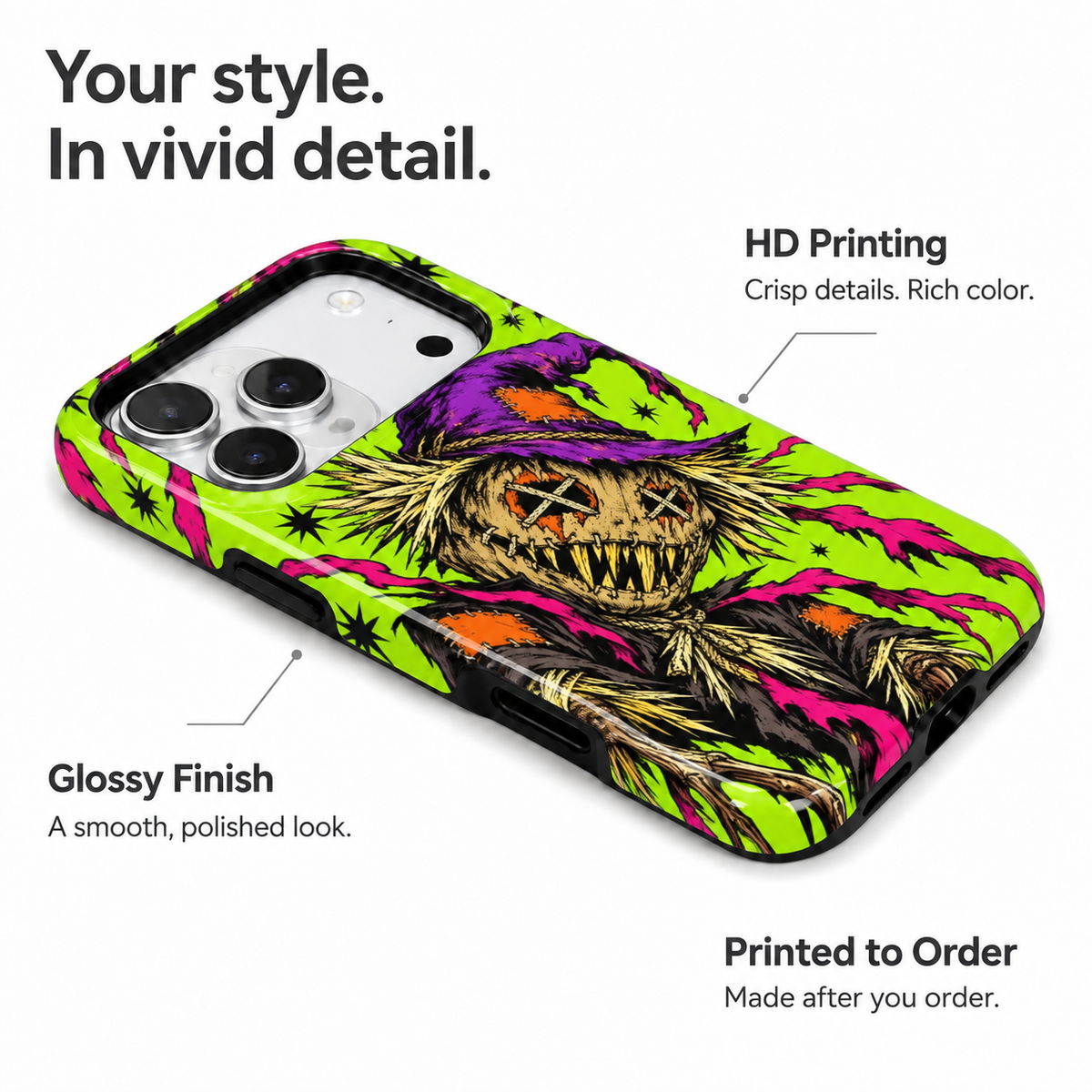 Toxic Scarecrow Phone Case — view 7