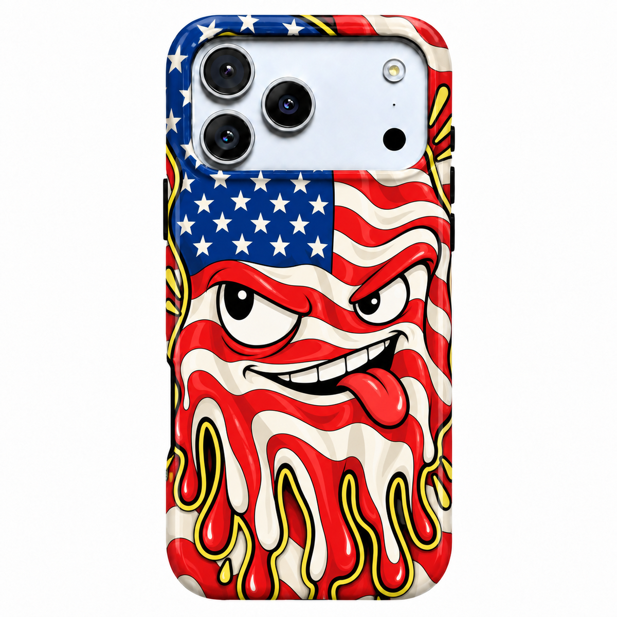 Vintage Wave Flag Phone Case — view 1