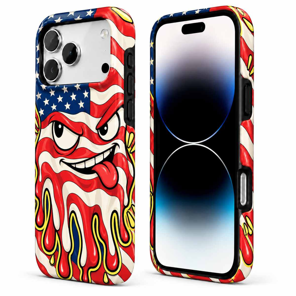 Vintage Wave Flag Phone Case — view 2
