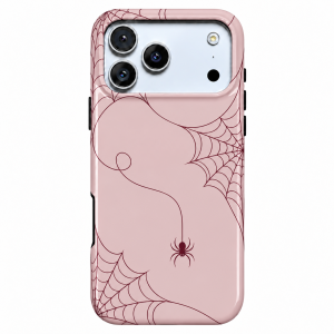 Blush Web | Pink Spiderweb Phone Case