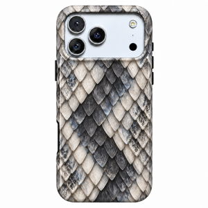 Silver Plume | Layered Scale Phone Case