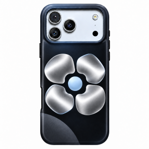 Chrome Bloom | Metallic Floral Phone Case