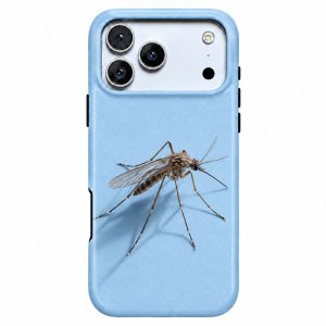 Blue Buzz | Realistic Mosquito Phone Case — view 1