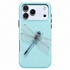 Blue Drift | Minimal Dragonfly Phone Case — view 1