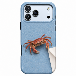 Blue Tide | Realistic Crab Phone Case — view 1
