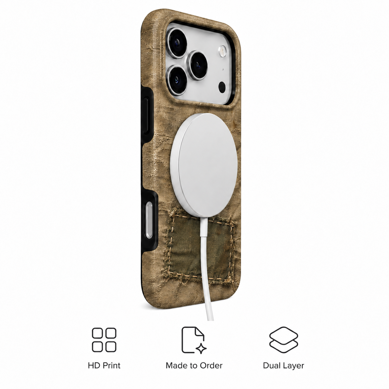 Field Repair | Patched Canvas Phone Case — view 3