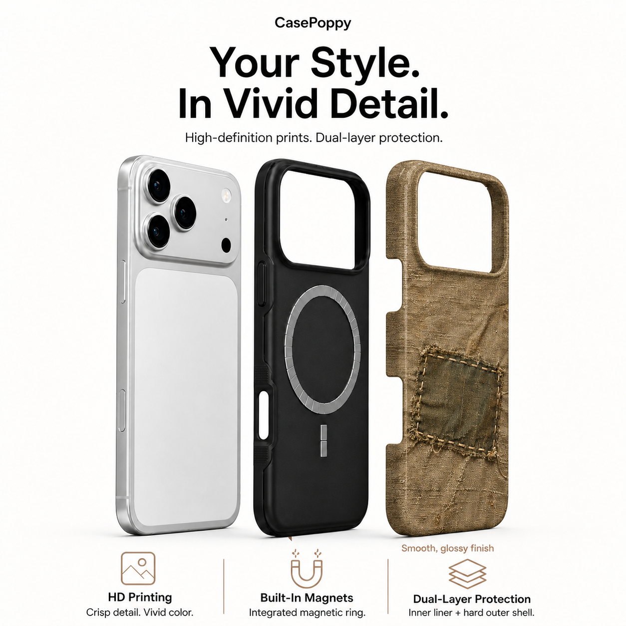 Field Repair | Patched Canvas Phone Case — view 4