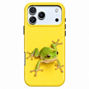 Lemon Leap | Green Tree Frog Phone Case — view 1
