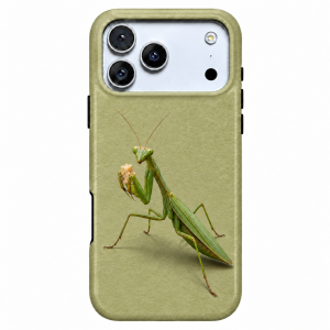 Quiet Hunter | Green Praying Mantis Phone Case — view 1