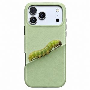Sage Crawl | Green Caterpillar Phone Case — view 1