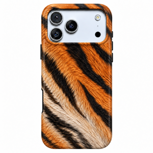 Tiger Current | Tiger Fur Print Phone Case — view 1