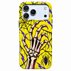 Webbed Reach | Skeleton Hand Phone Case — view 1